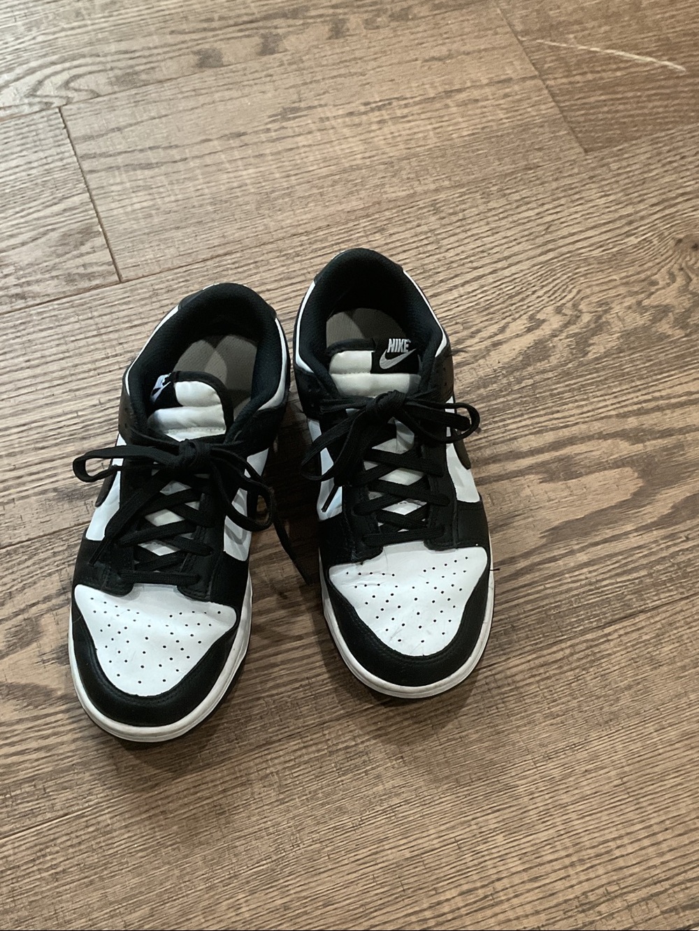 Nike Black and White Low-Top Sneakers